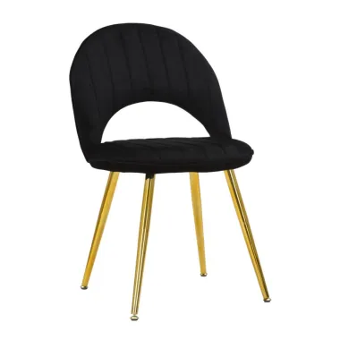 KRZESŁO FLEX CZARNE 52 48 78 cm ZESTAW 2 SZT.